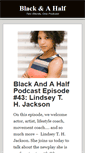 Mobile Screenshot of blackandahalf.com